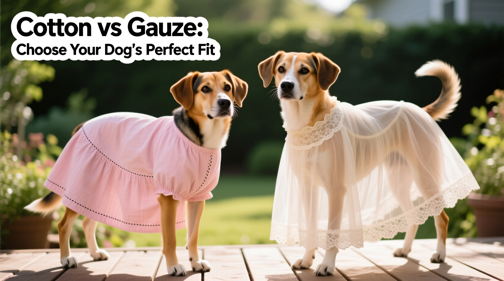 cotton vs gauze dog dresses how to pick the best fabric for your pets comfort and style