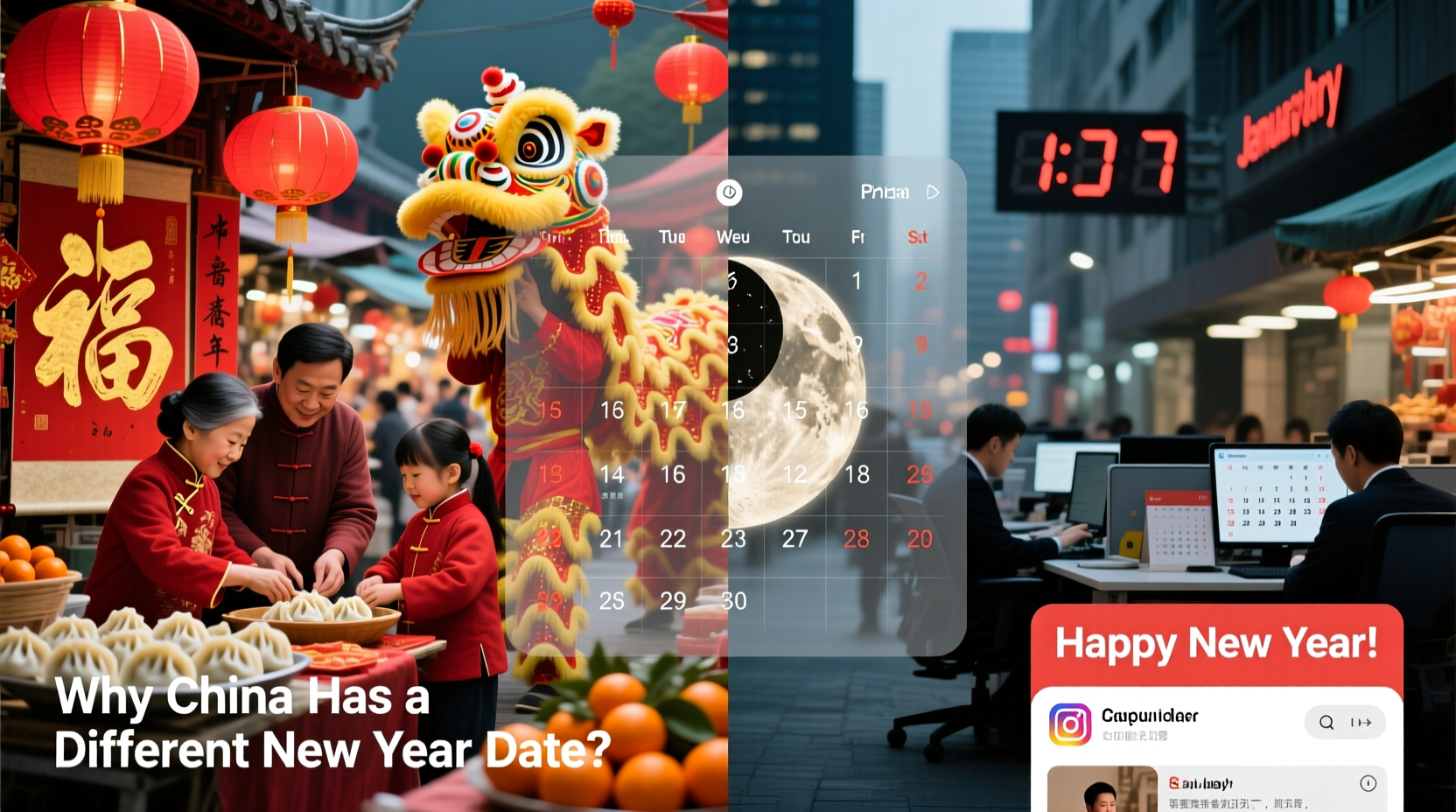 why does the chinese have a different new year