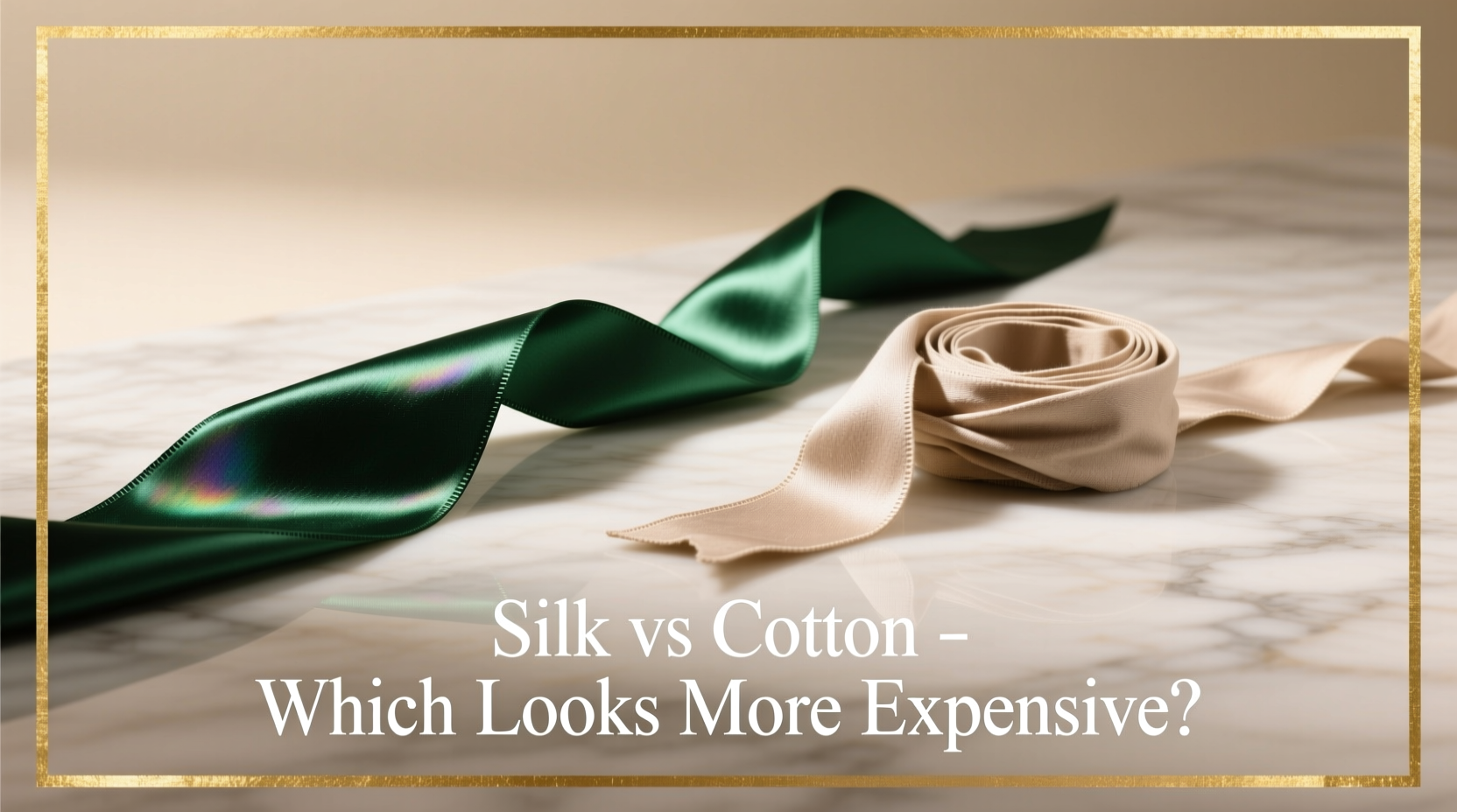 silk ribbon vs cotton ribbon which one looks more expensive