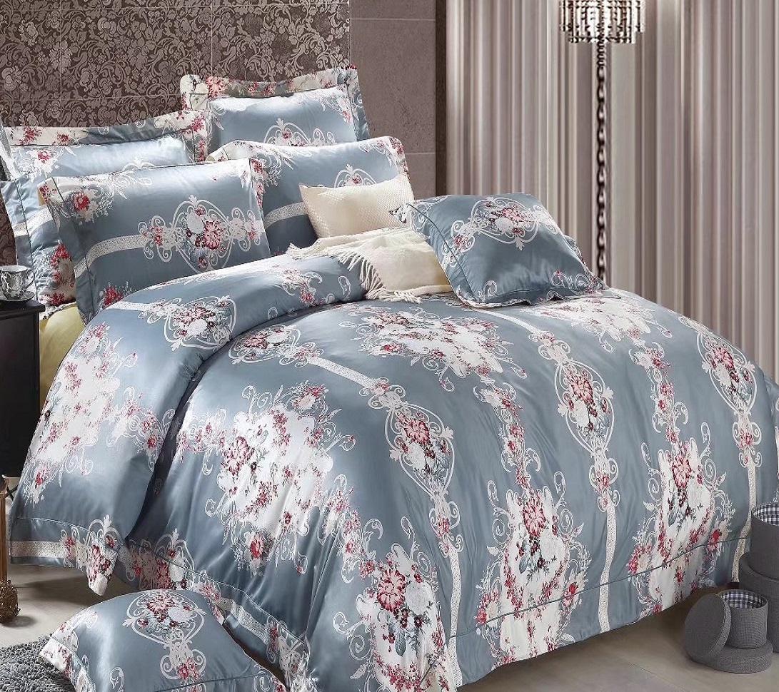 Luxury bedding set 100% Polyester 90gsm Microfiber Comforter set- Duvet Cover  Fashion Bedding Sets-