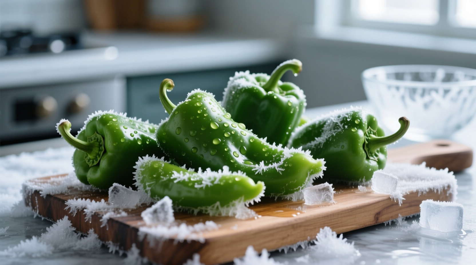 how to freeze green peppers