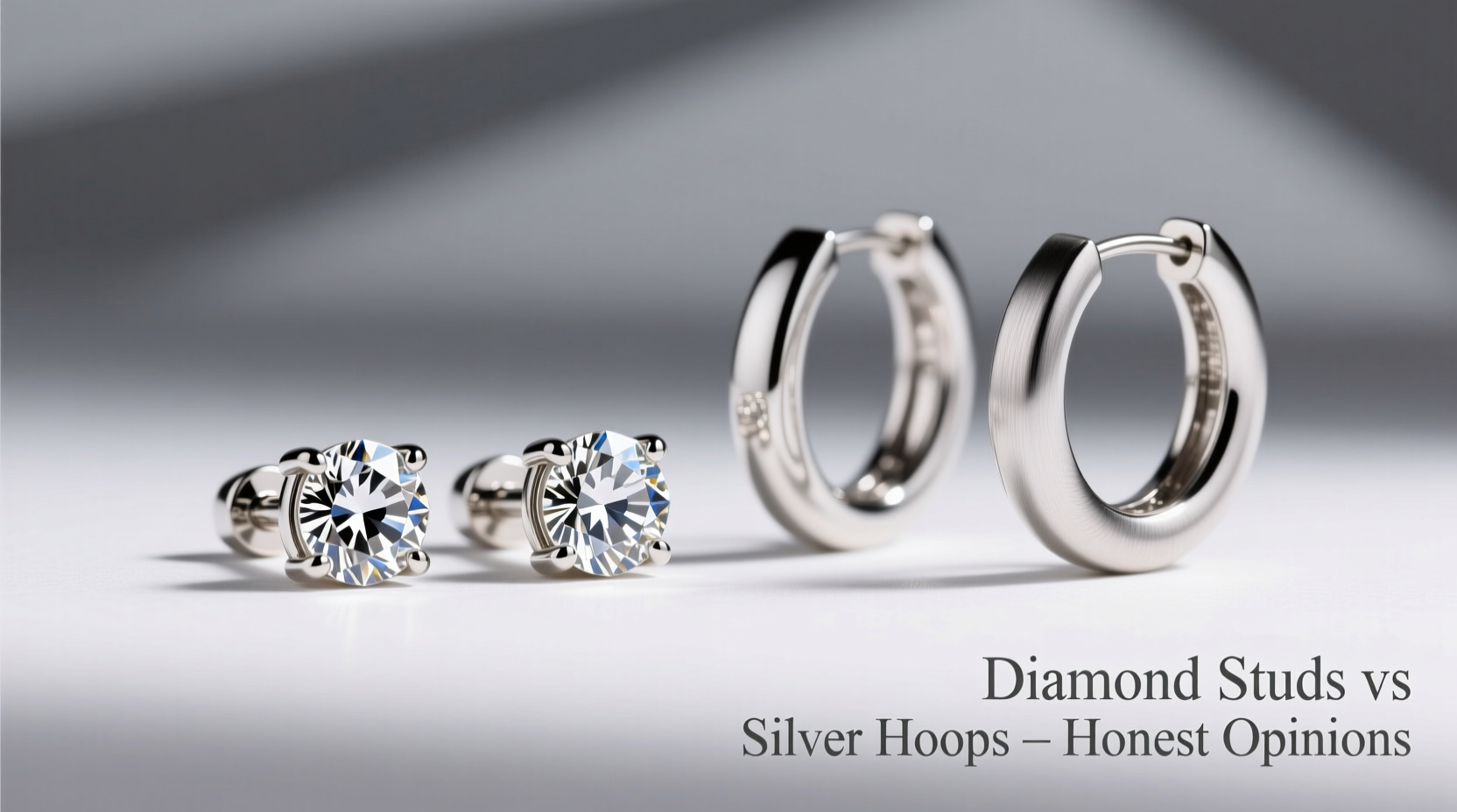 are diamond studs really that much better than silver hoops honest opinions