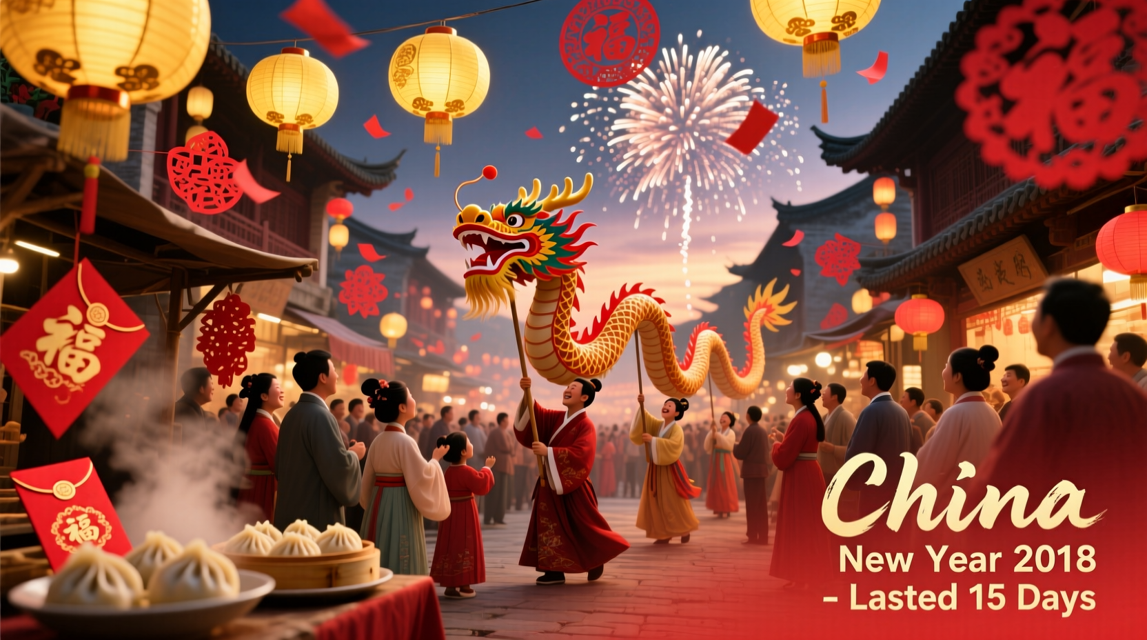 how long is china new year 2018