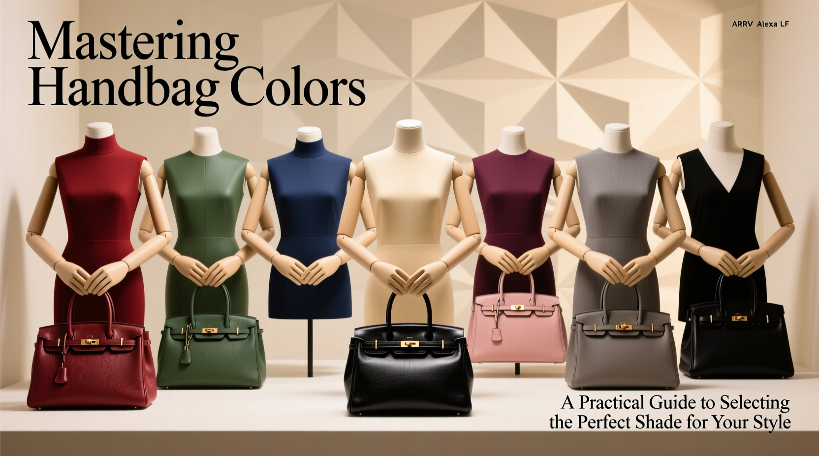 mastering handbag colors a practical guide to selecting the perfect shade for your style