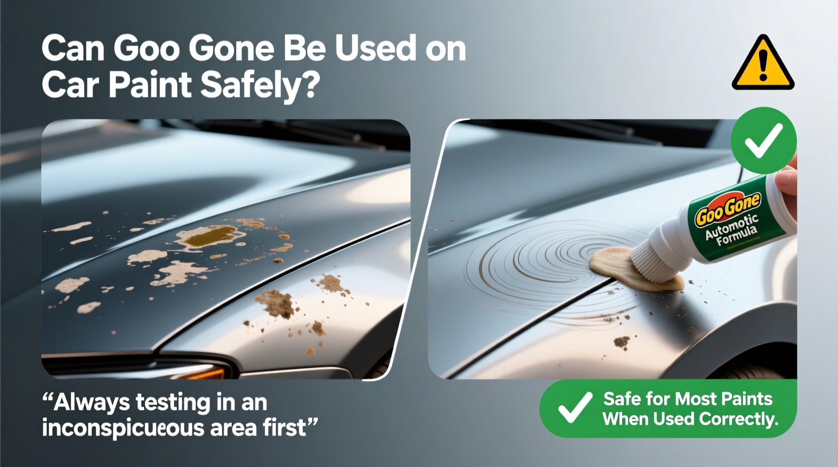can goo be gone be used on car paint