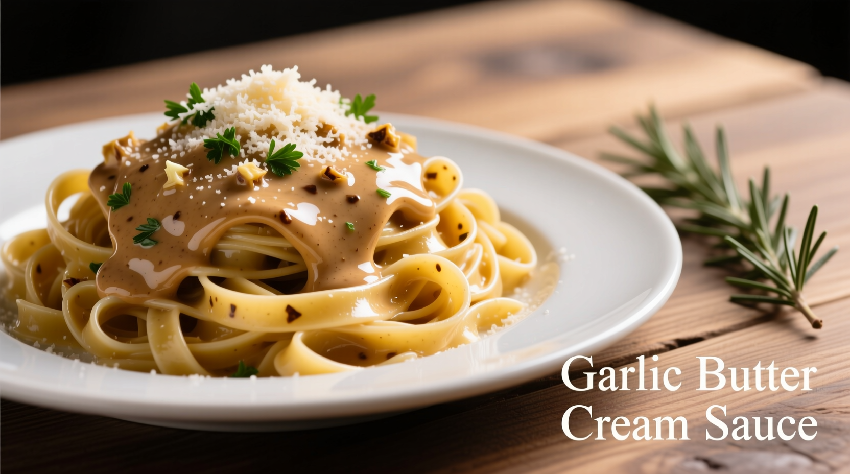 garlic butter cream sauce for pasta