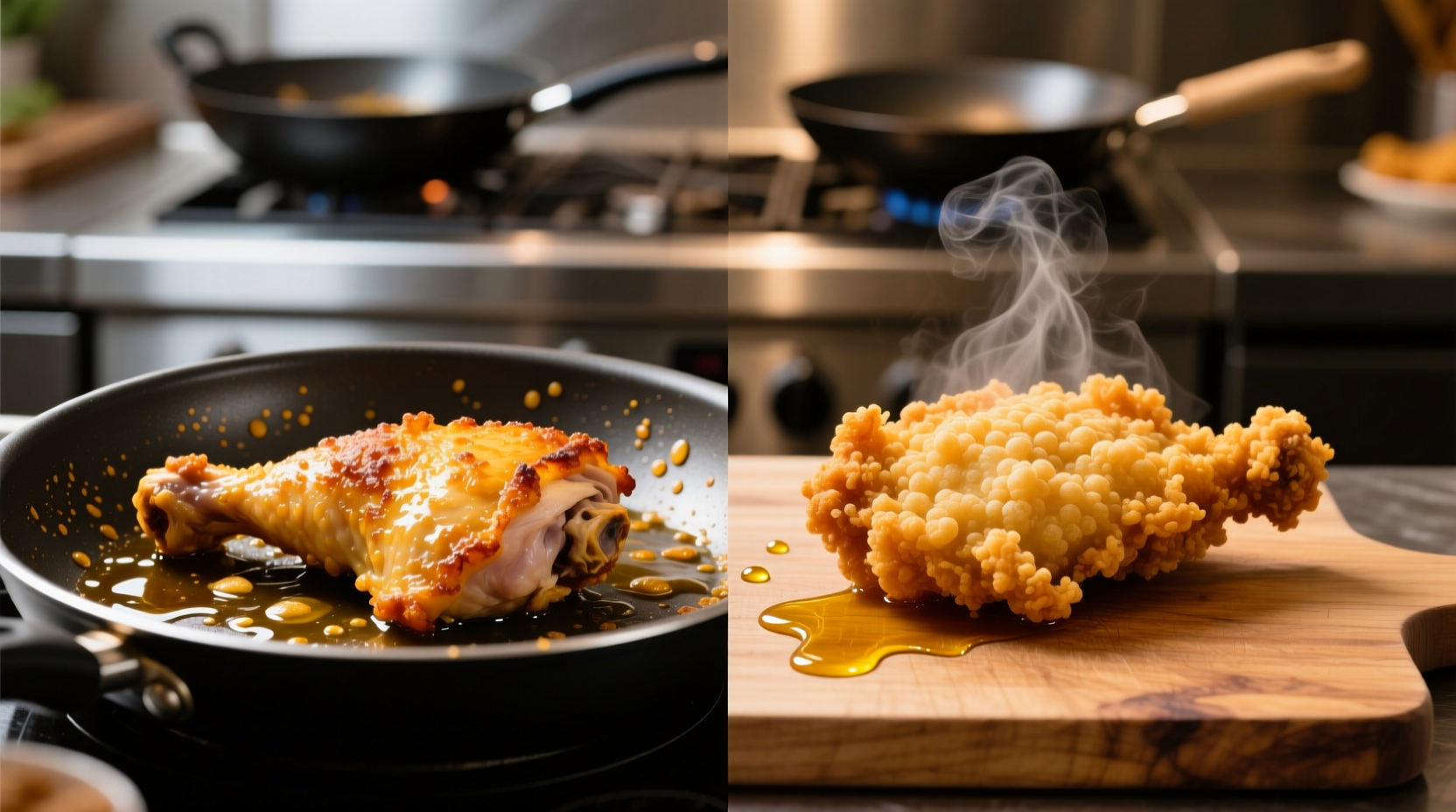 pan fried vs deep fried