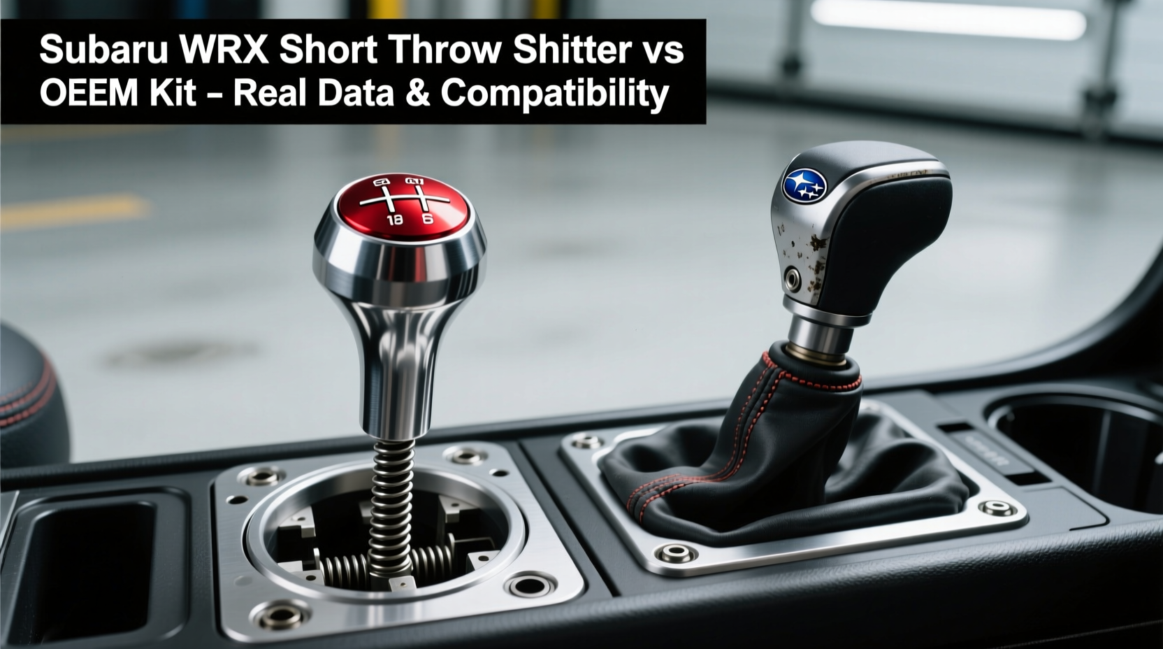 subaru wrx shifter vs oem kit