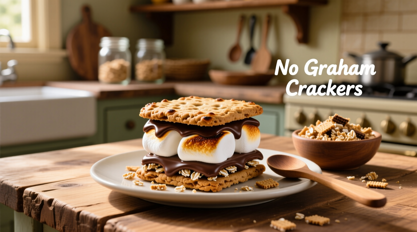 how to make smores without graham crackers
