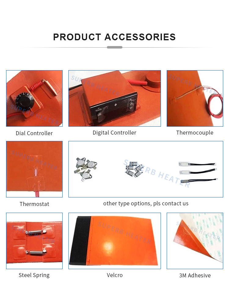 product-750-934 New 200L/55Gallon silicone rubber heater