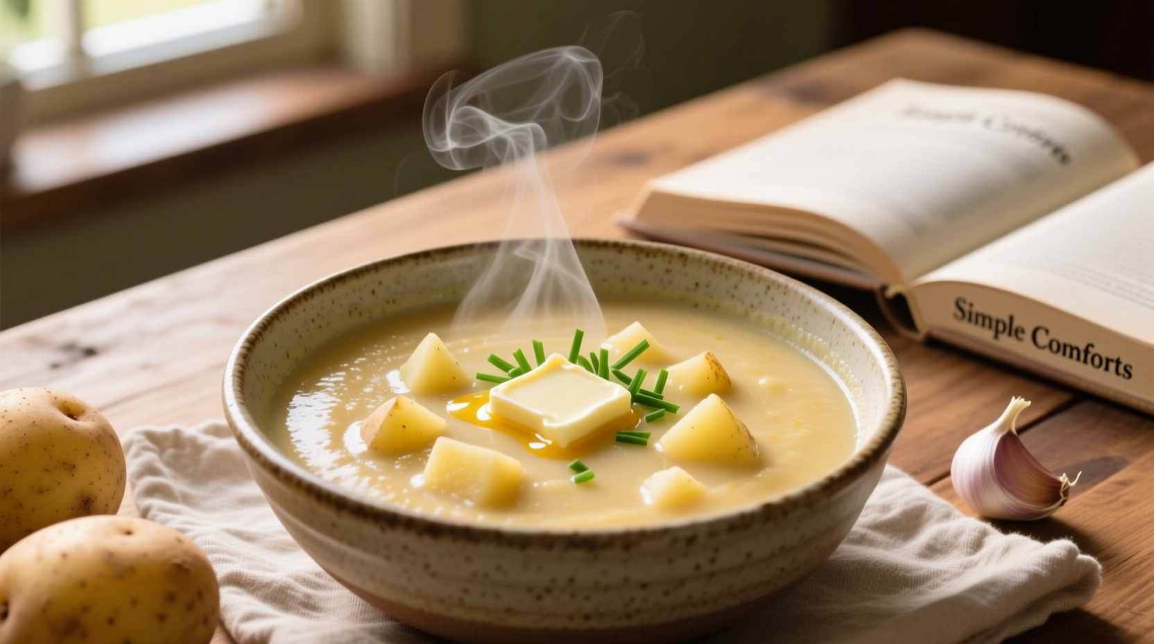 4-Ingredient Potato Soup with Milk: Simple 30-Min Recipe