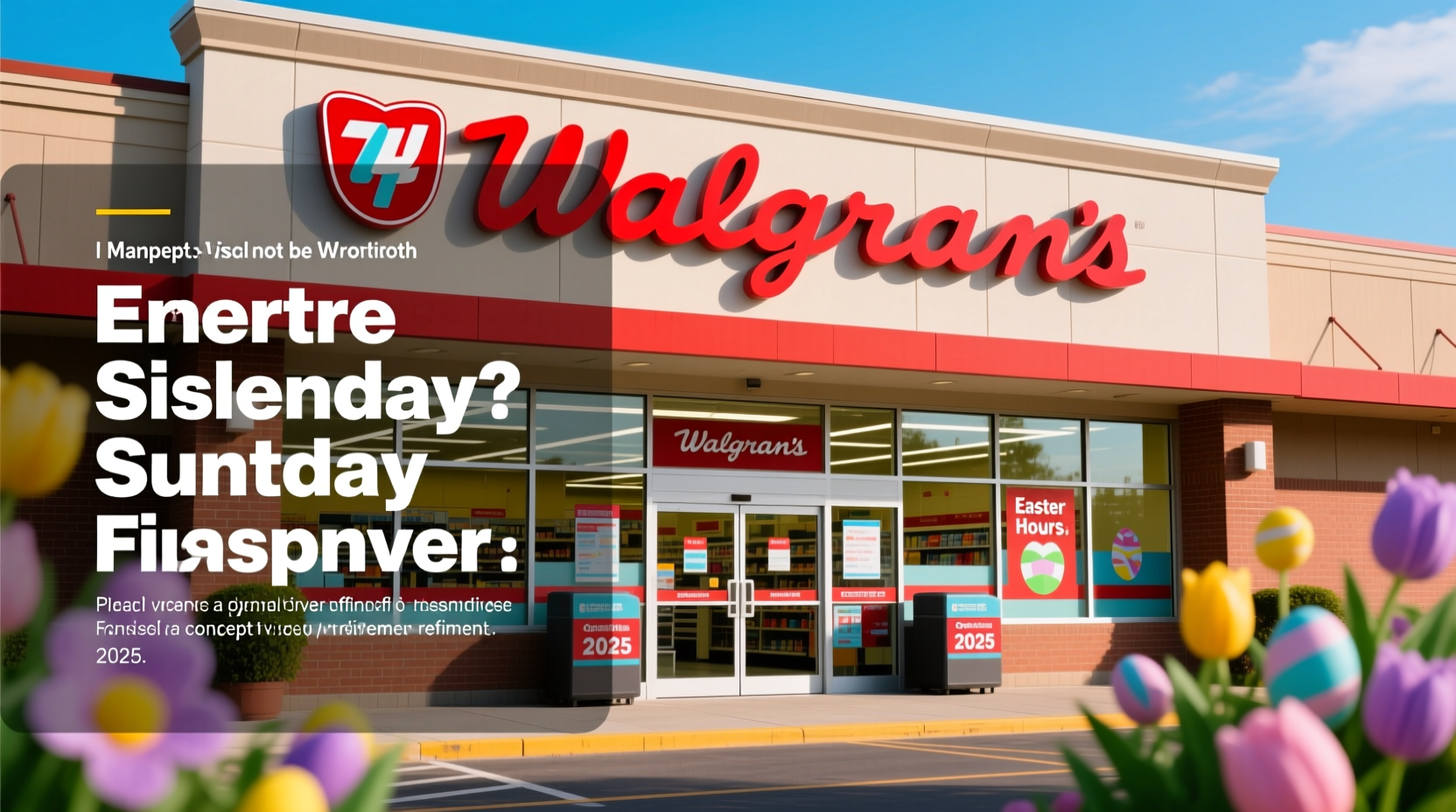is walgreens open easter sunday 2025