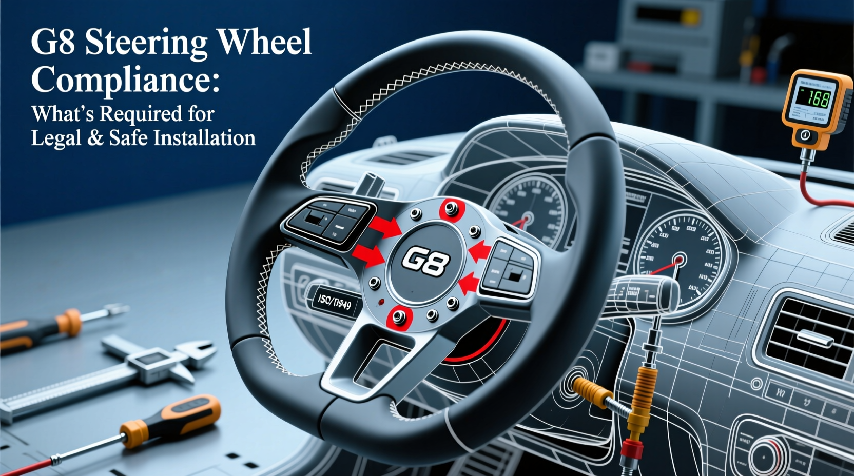 g8 steering wheel compliance