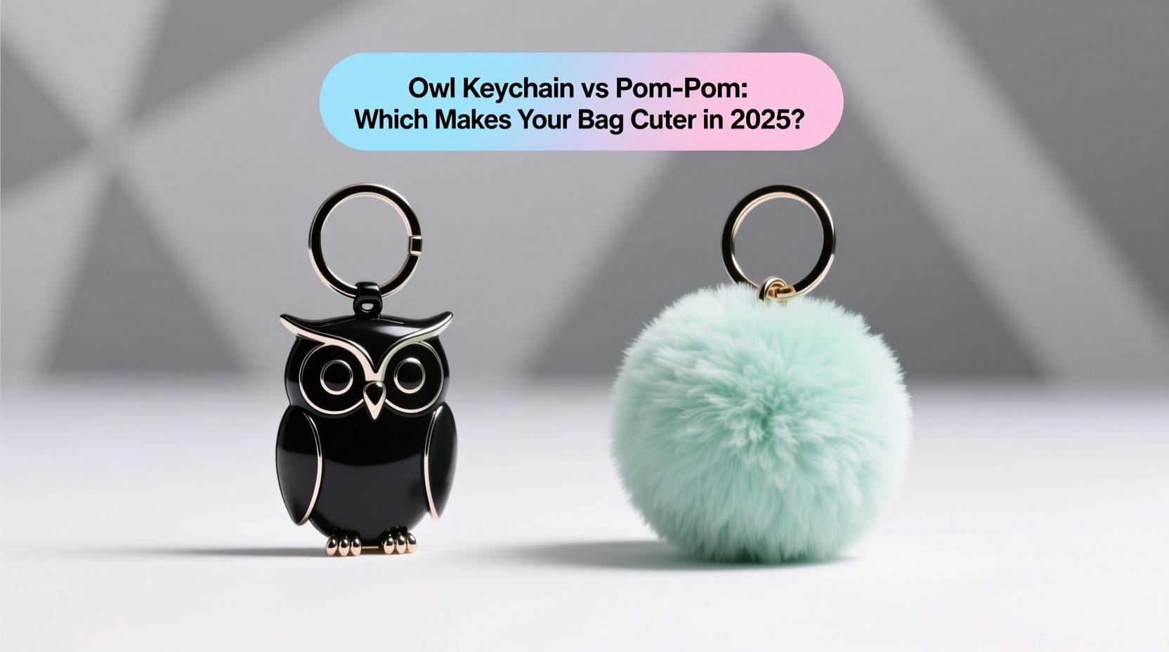 owl keychain vs pom pom which one will actually make your bag cuter in 2025