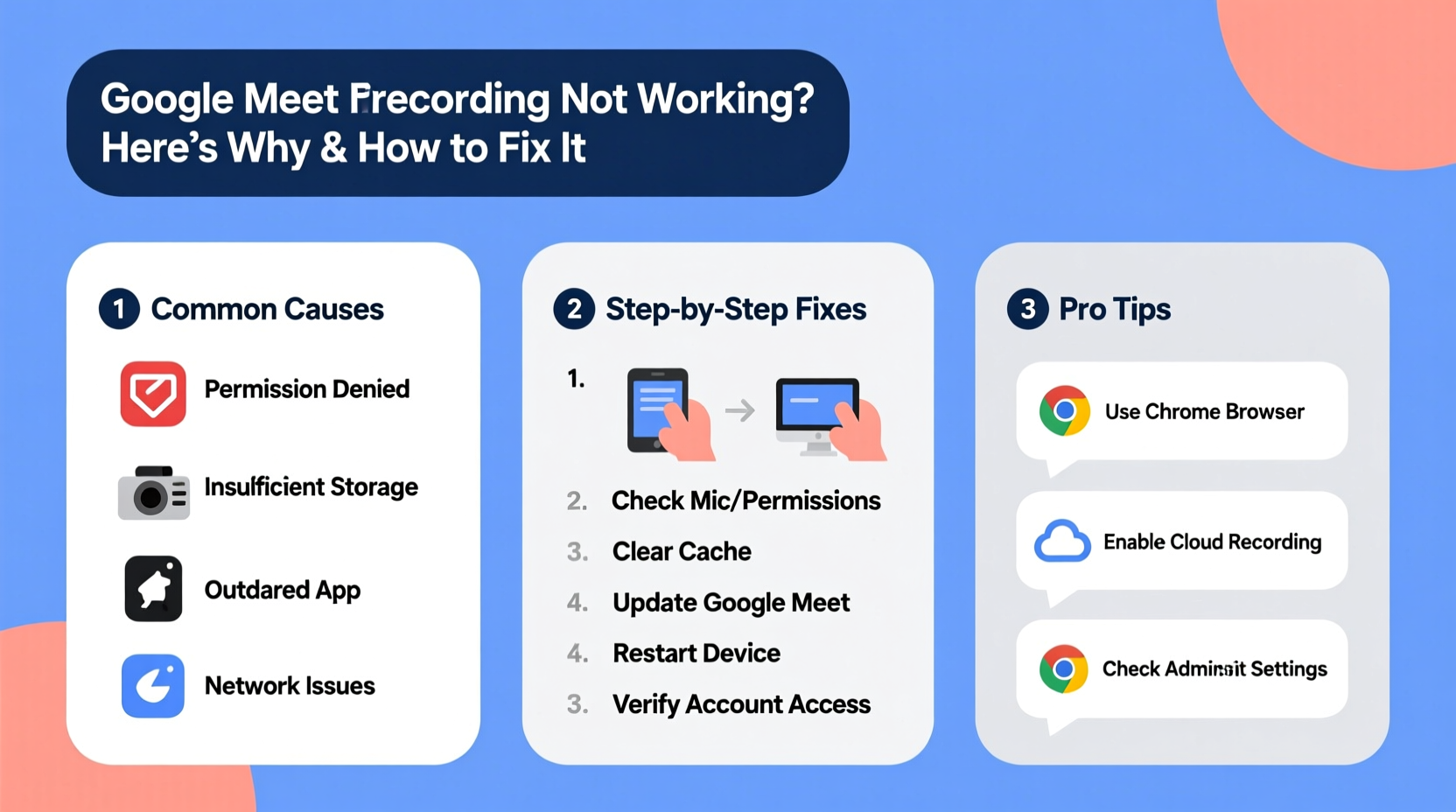 google meet recording not working heres why how to fix it
