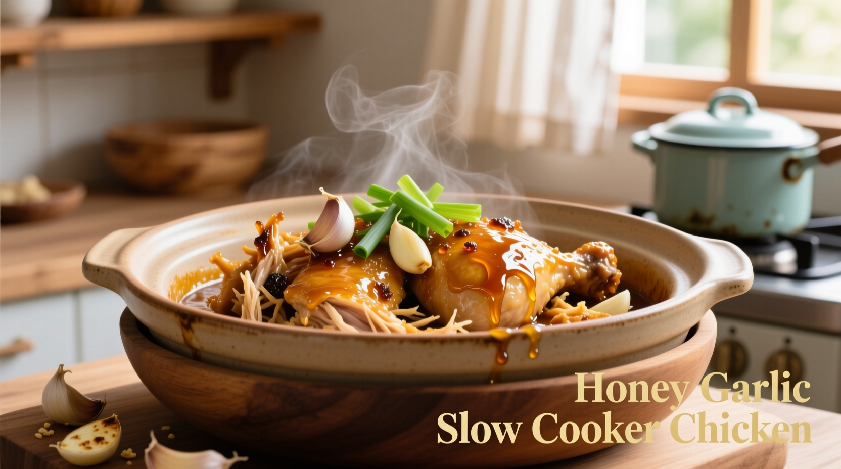 Perfect Honey Garlic Slow Cooker Chicken Recipe
