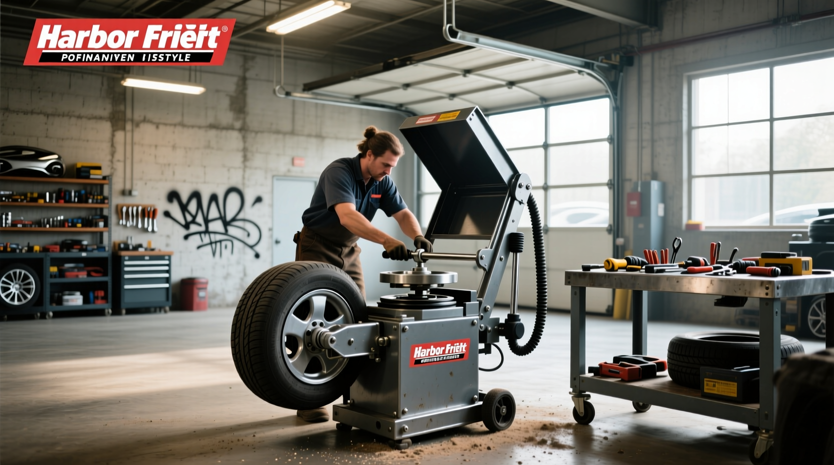 Can a Harbor Freight portable tire changer handle car tires?