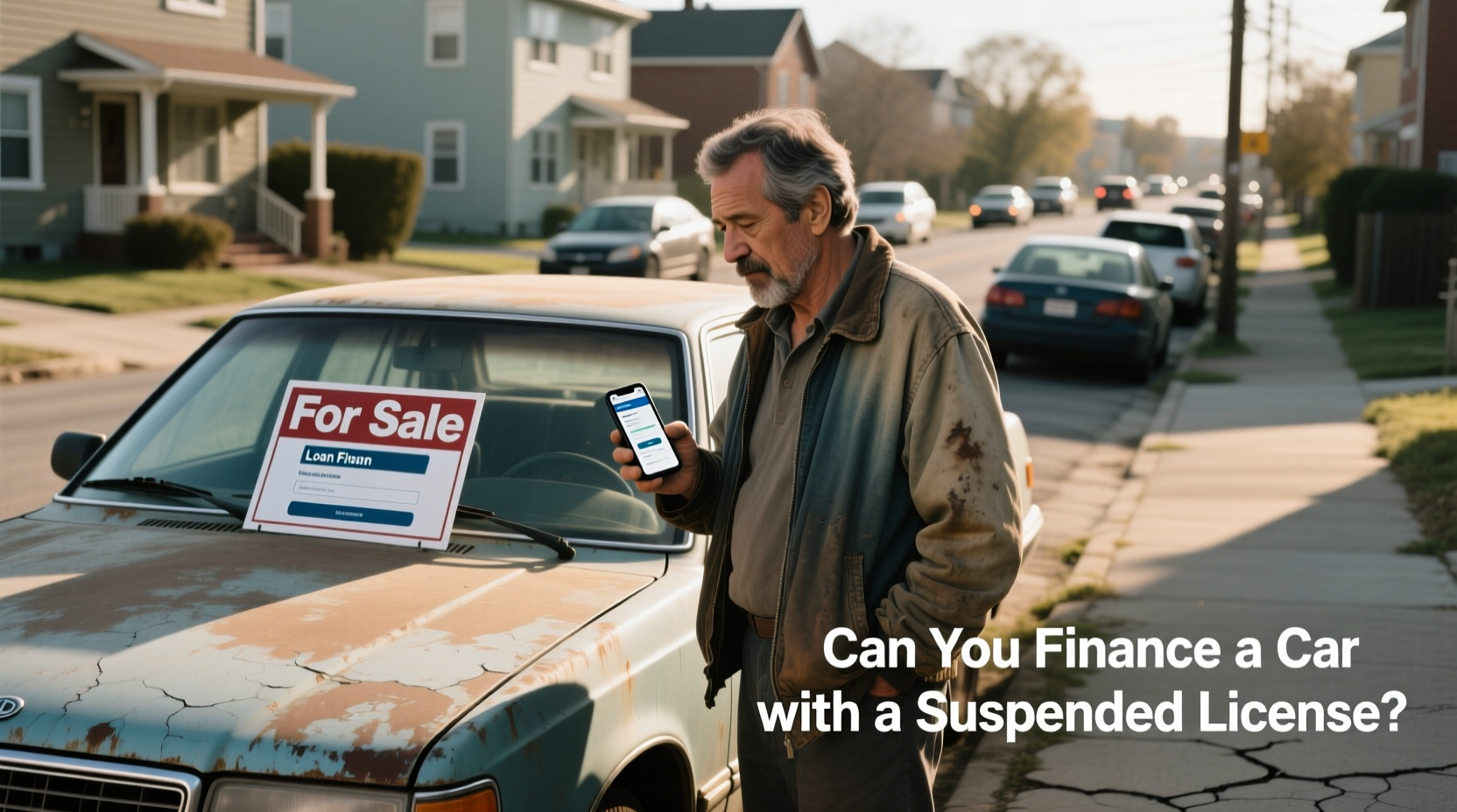 can you finance a car with a suspended license