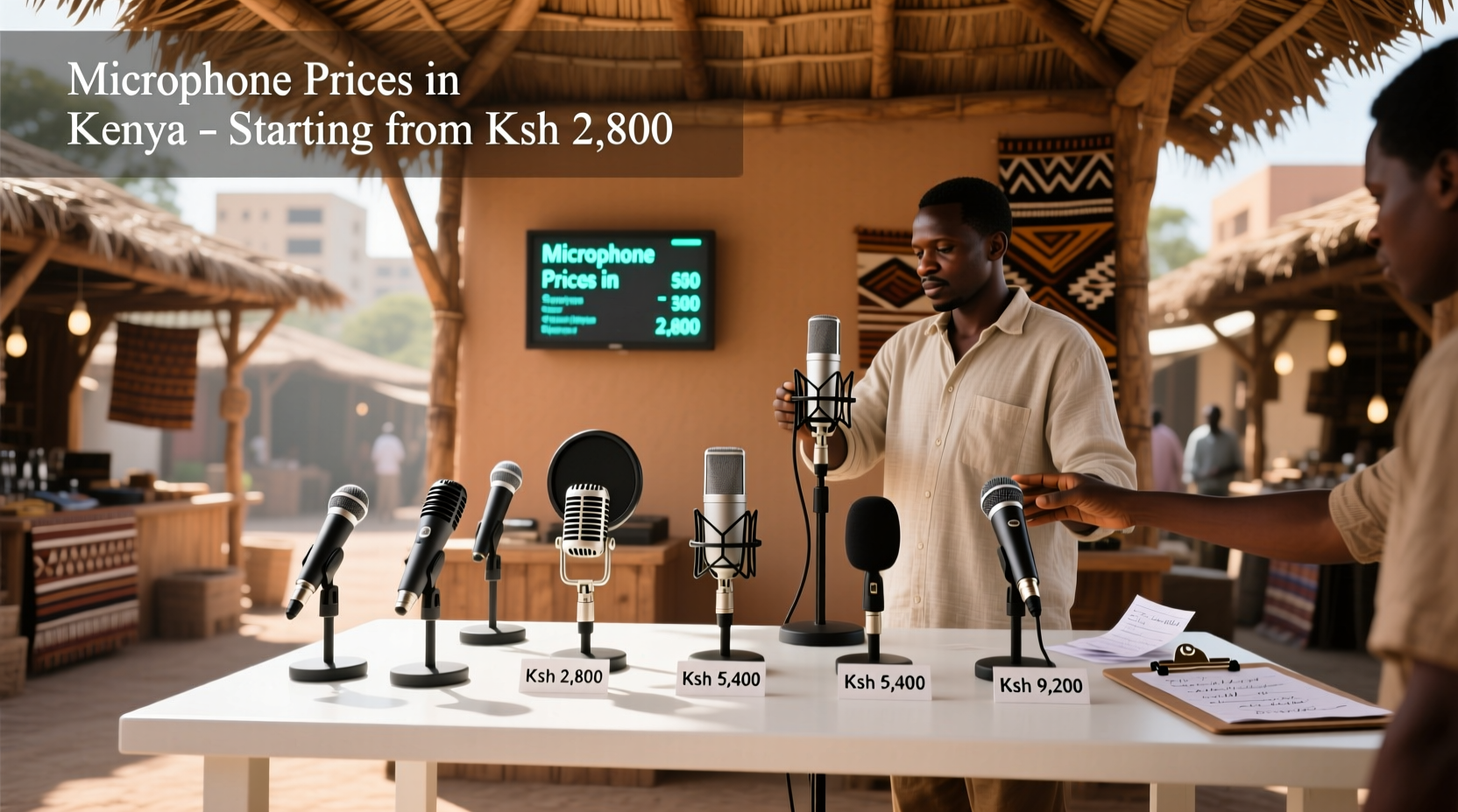microphone prices in kenya (2024) real costs where to buy