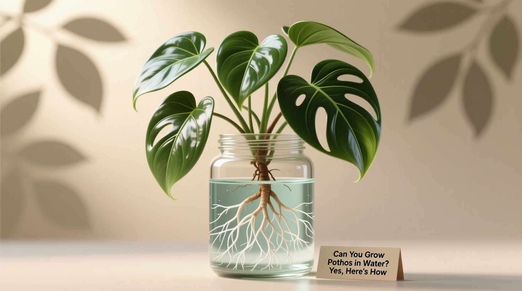 can you grow pothos in water