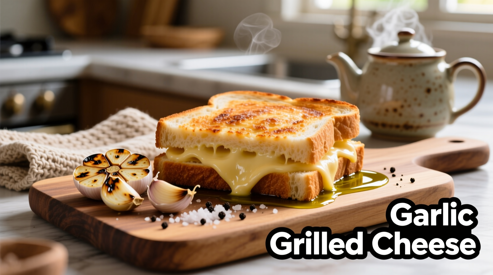 garlic grilled cheese