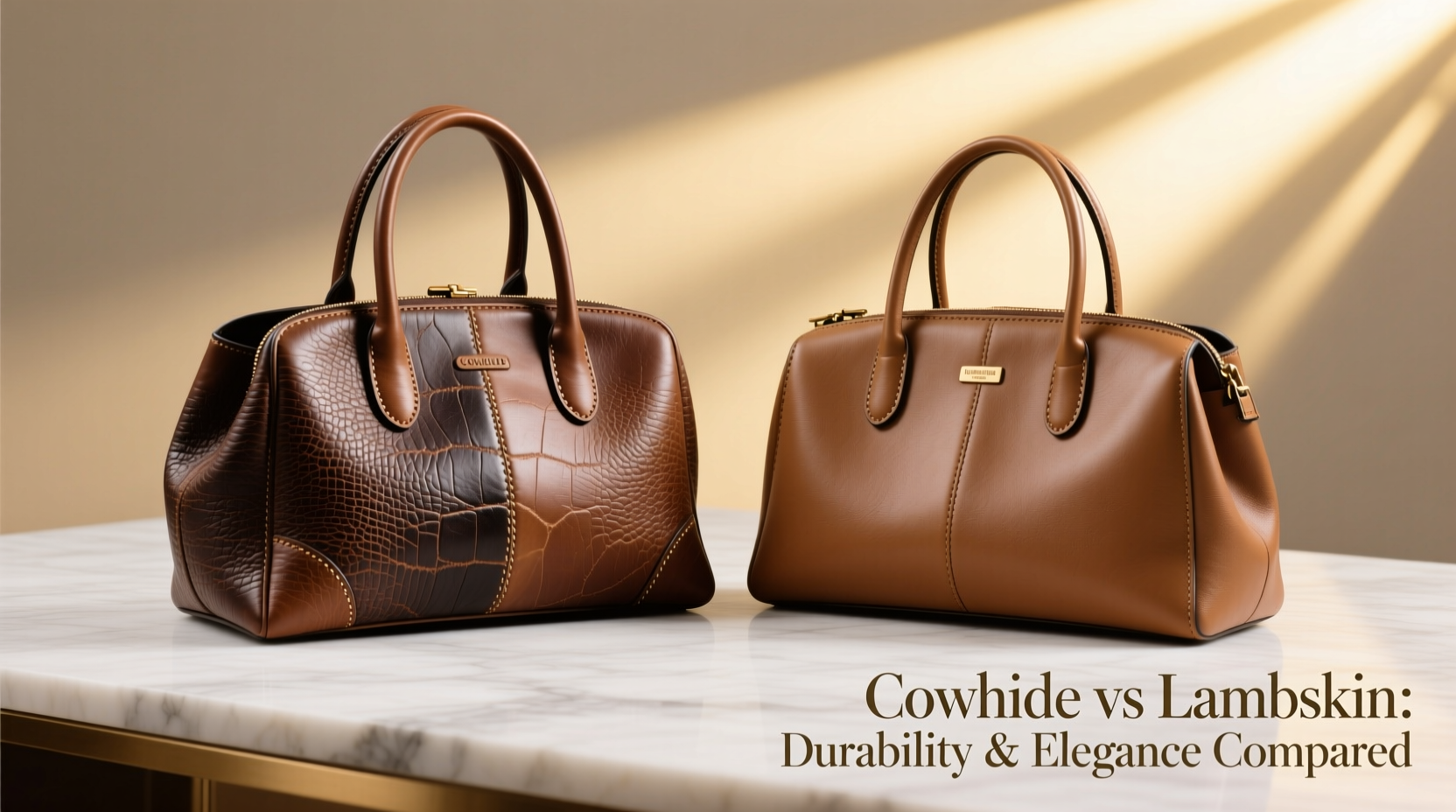 cowhide vs lambskin bag charms which material holds up better and looks more expensive 3