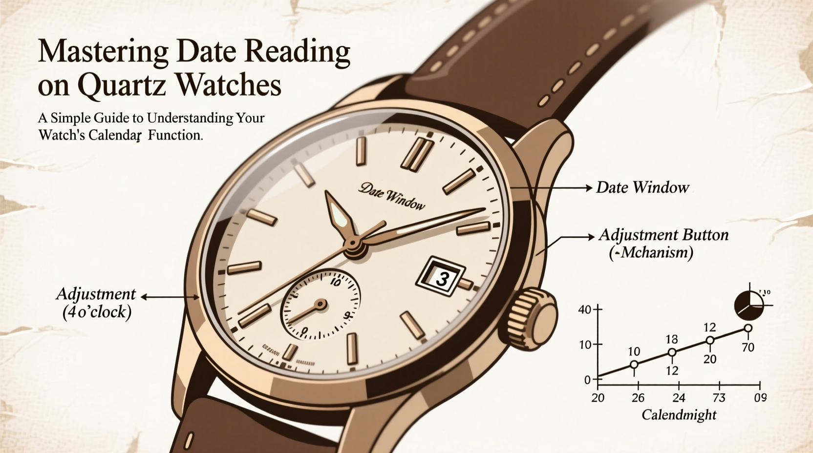 mastering date reading on quartz watches a simple guide to understanding your watchs calendar function