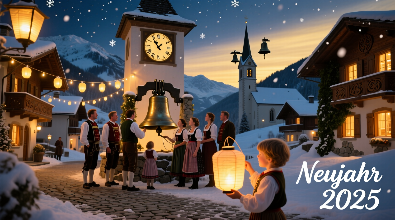 how does switzerland bring in the new year