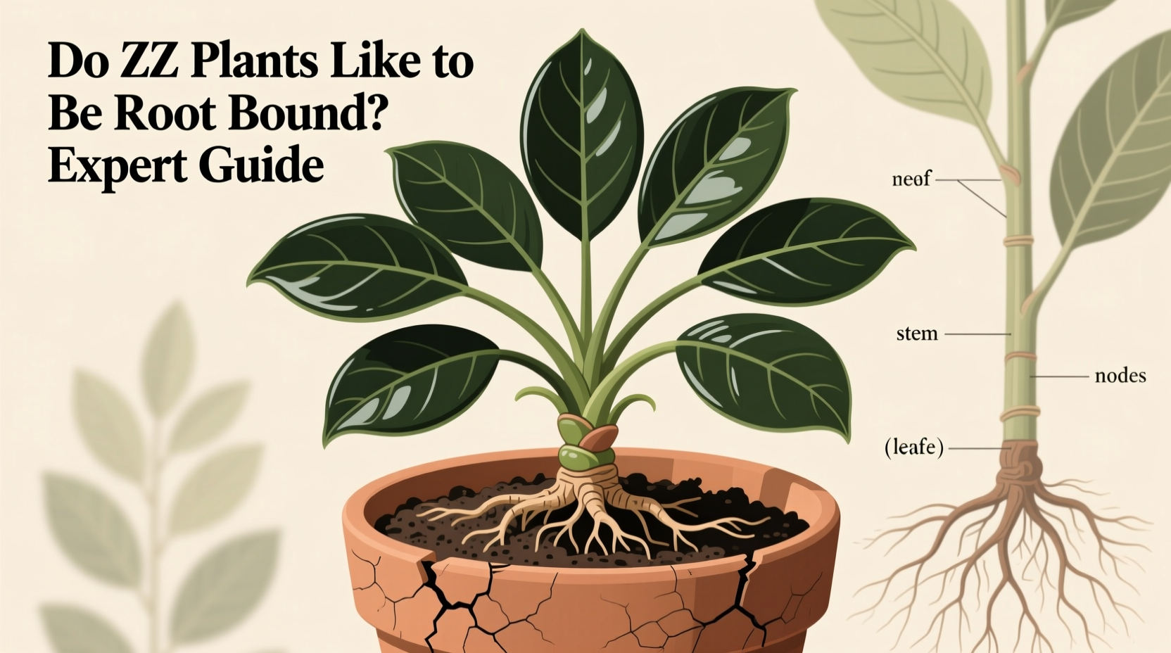 Do ZZ Plants Like to Be Root Bound? Expert Guide