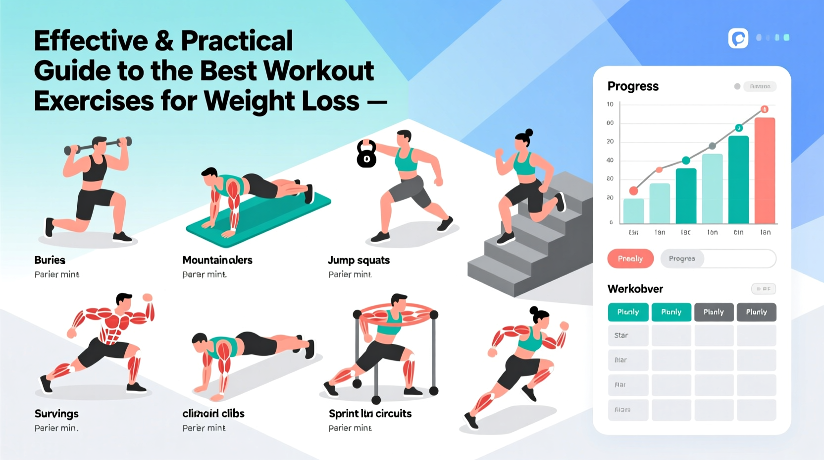effective and practical guide to the best workout exercises to lose weight