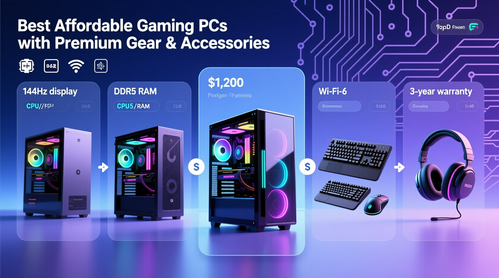 affordable options for the best pc for gamers with quality gear and accessories