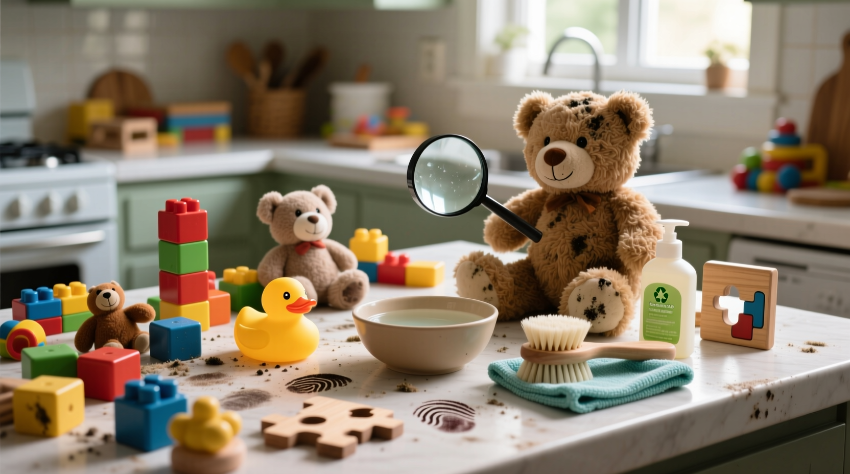how to deep clean your kids toys