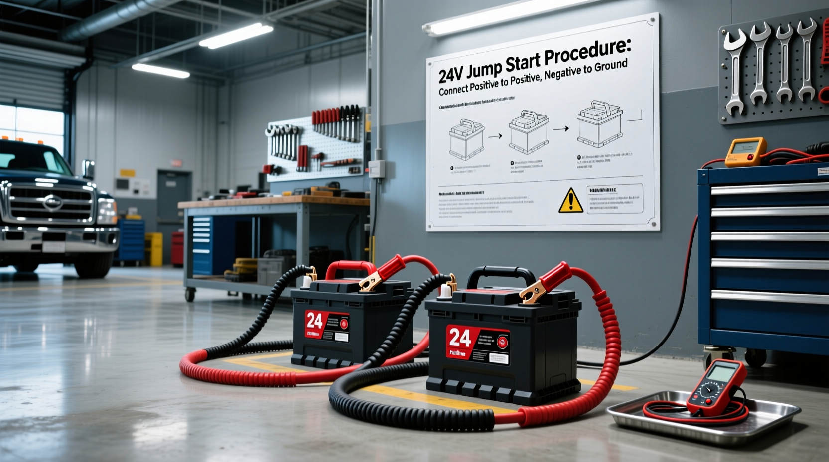 How to Jump Start a 24V System with 24V: Wiring Diagram & Steps