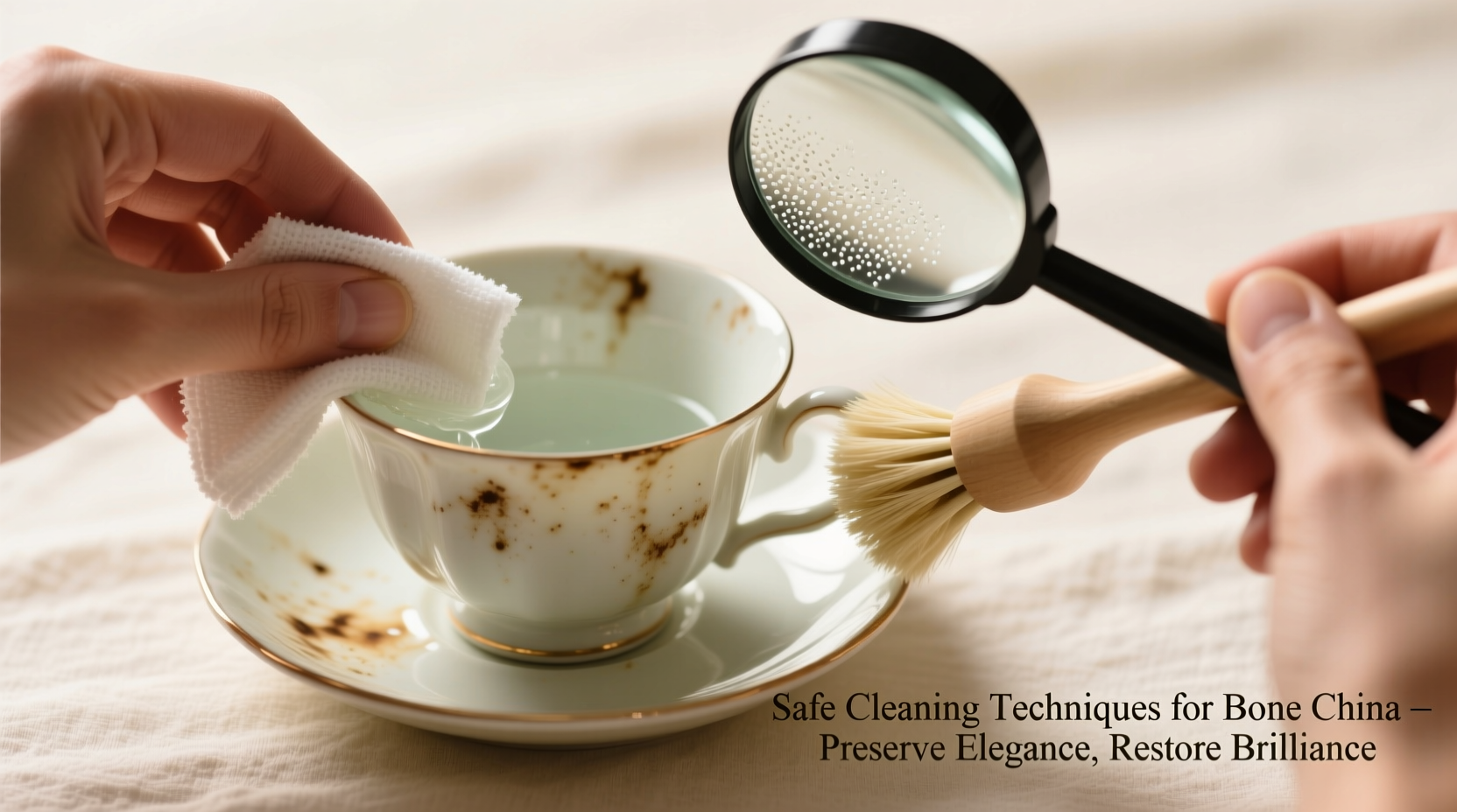 effective techniques to safely remove stains from bone china and restore its shine