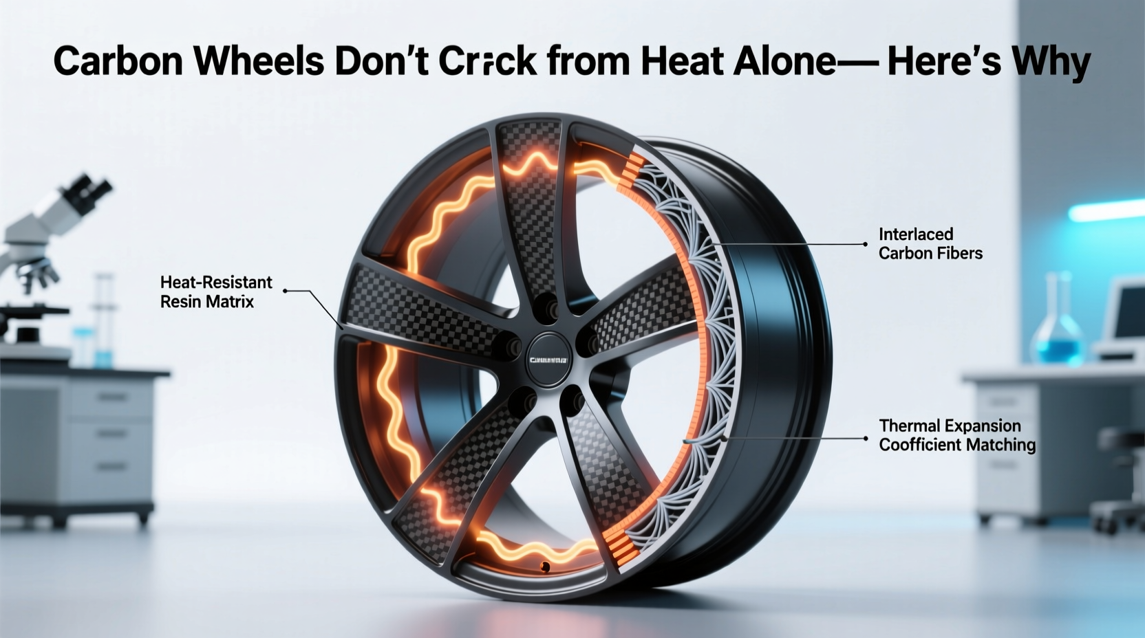 carbon wheel crack summer heat