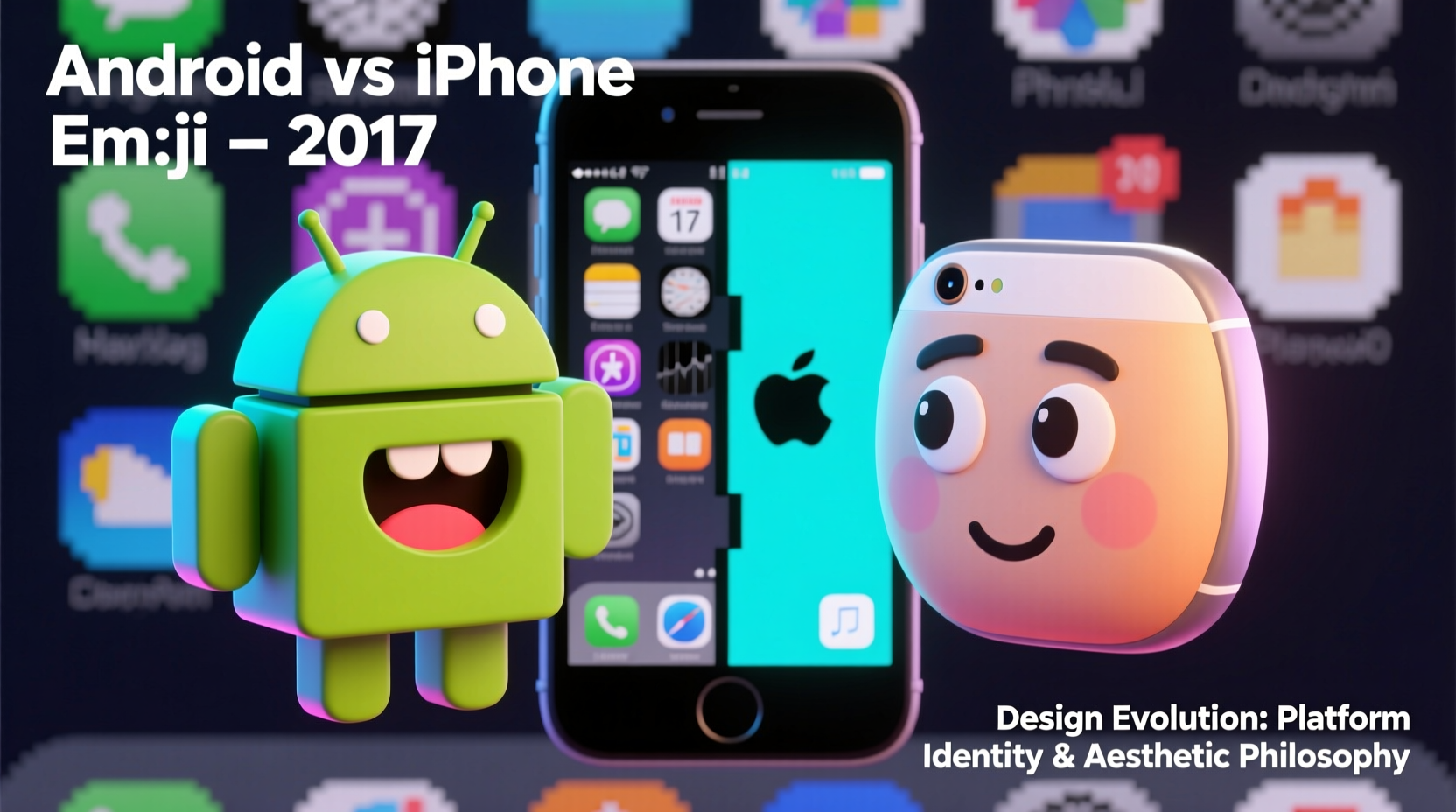 android emoji vs iphone emoji in 2017 why were they so different