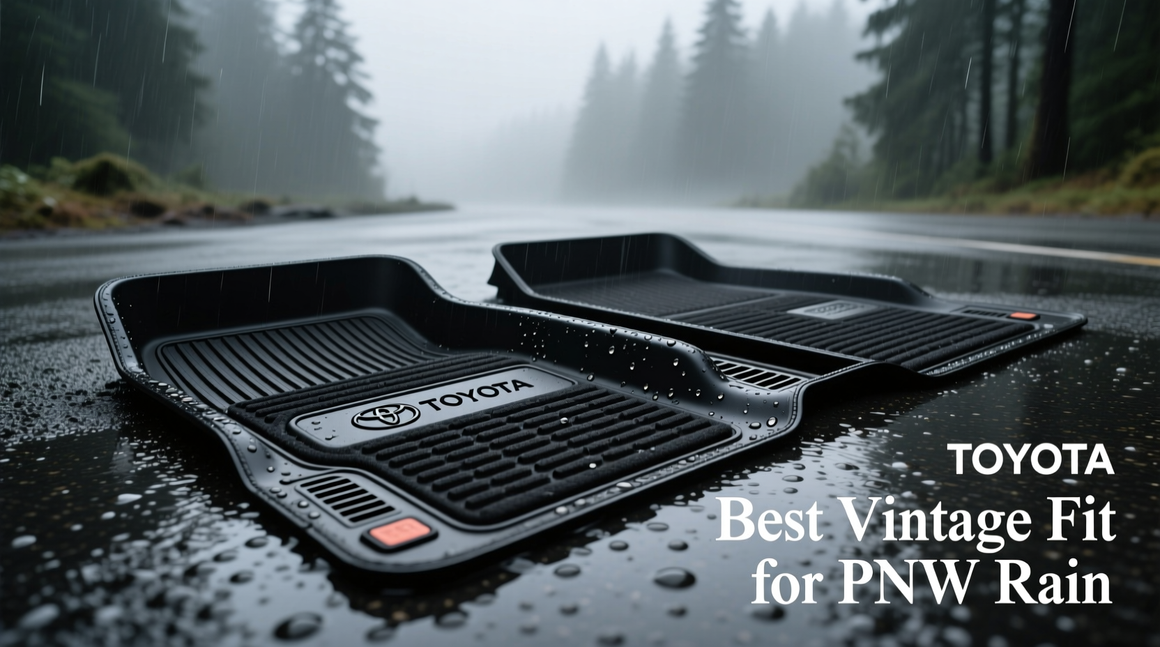vintage toyota mats rainy pnw