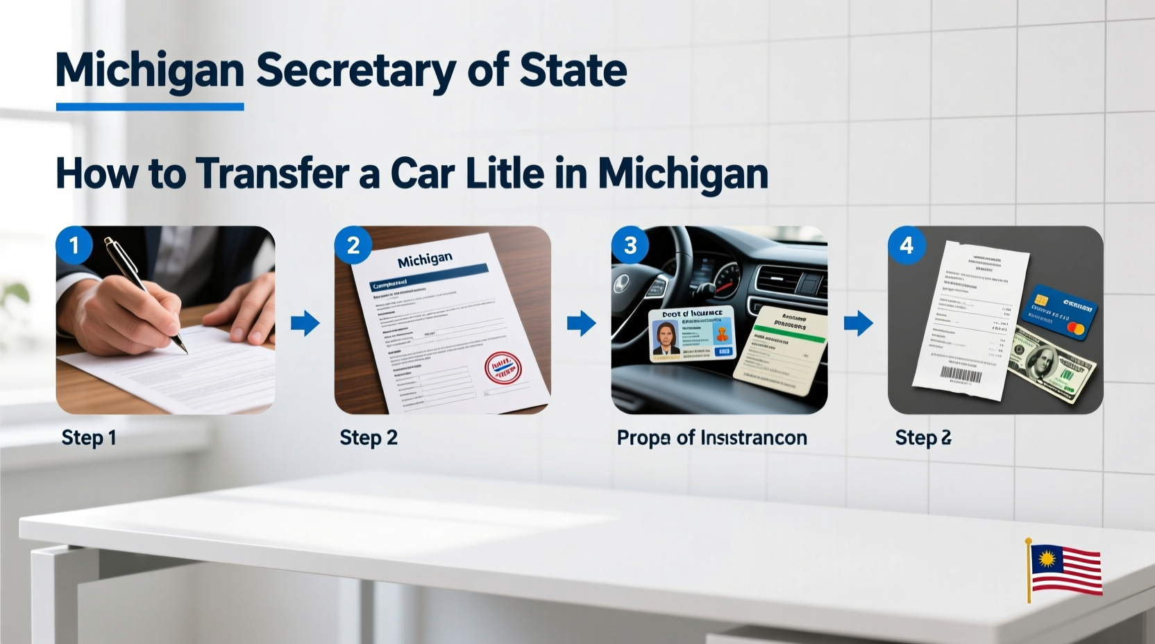 how do i transfer a car title in michigan