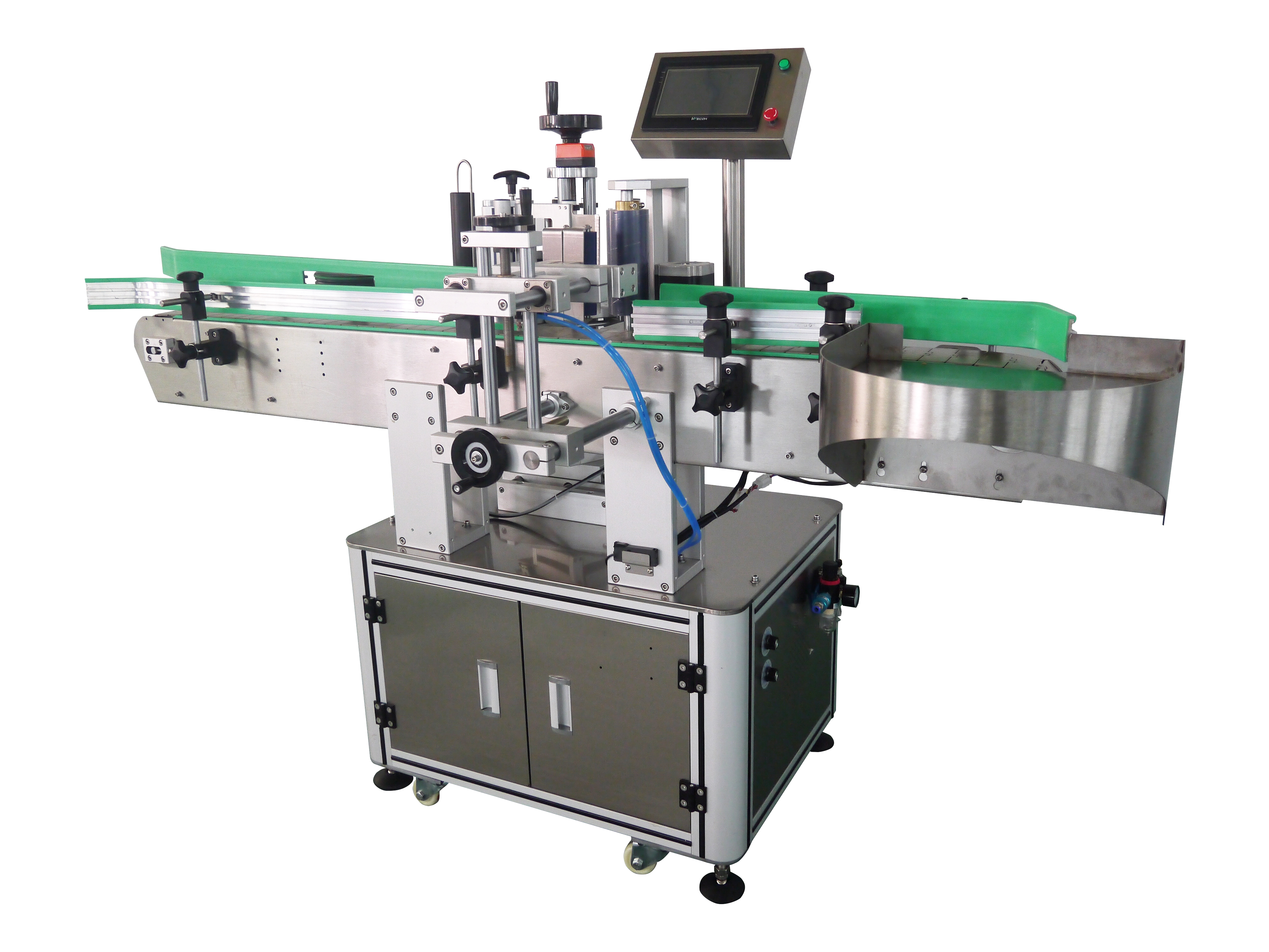 Hand Held Manual Round Bottle Labeling Machine With Printing Code,Manual Bottle Labeler