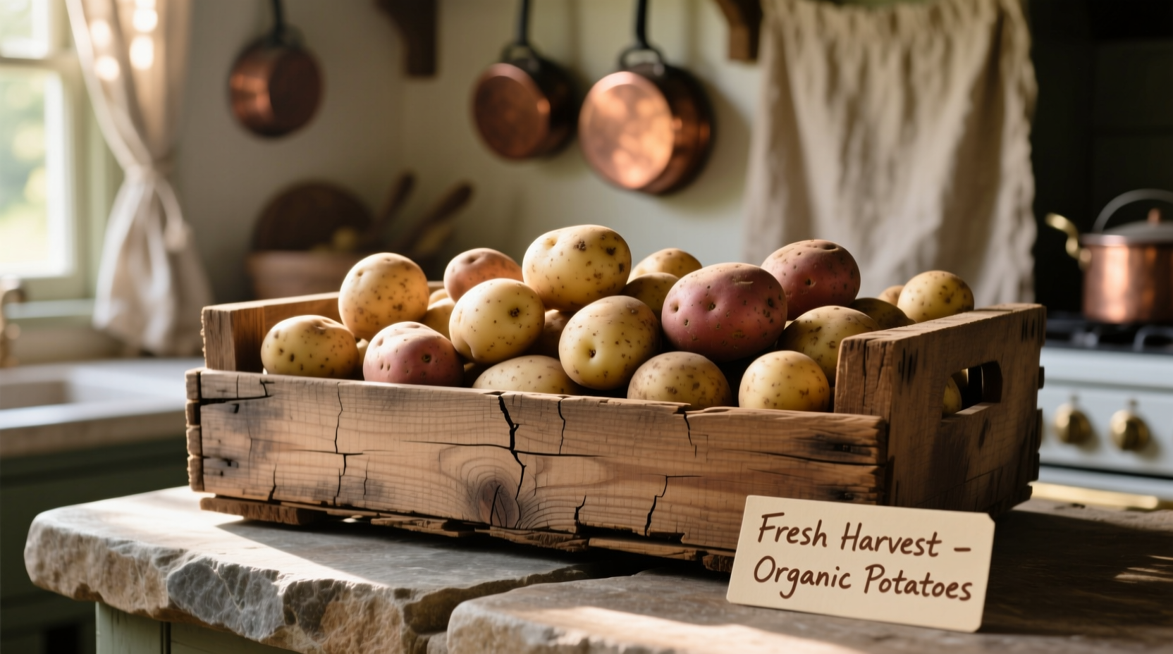 Potato Box: Optimal Storage for Fresh Potatoes