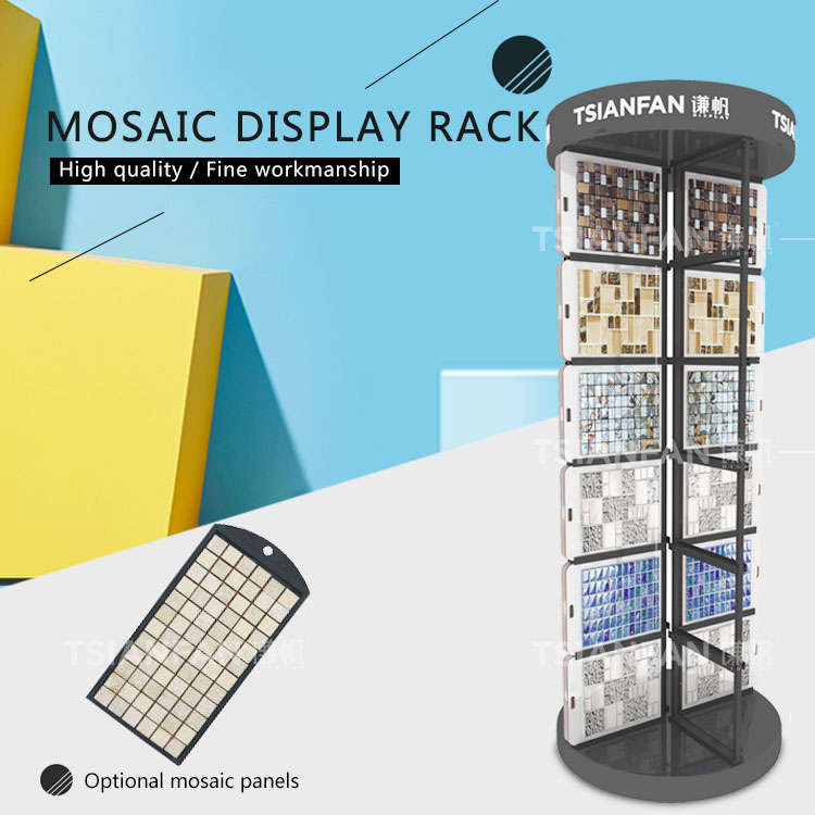 Double Face Exhibitor to Until 10 Tile Tiletand Display Coating Pour Over Show Ceramic Commercial Sectional Display Furniture