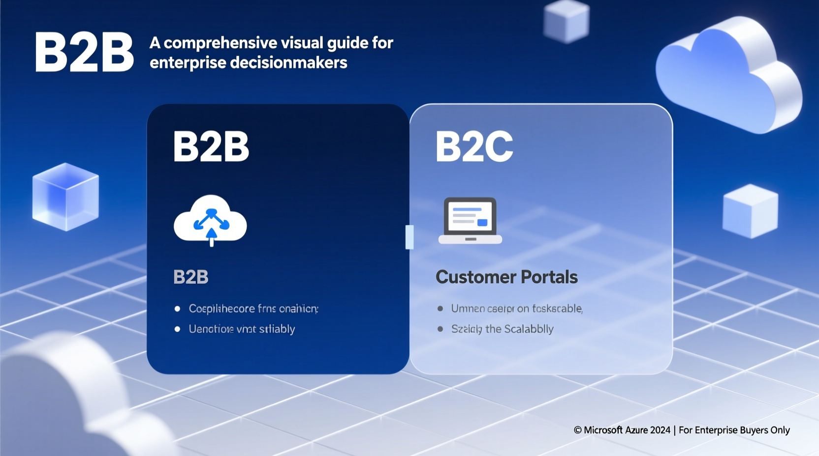 what is b2b and b2c in azure