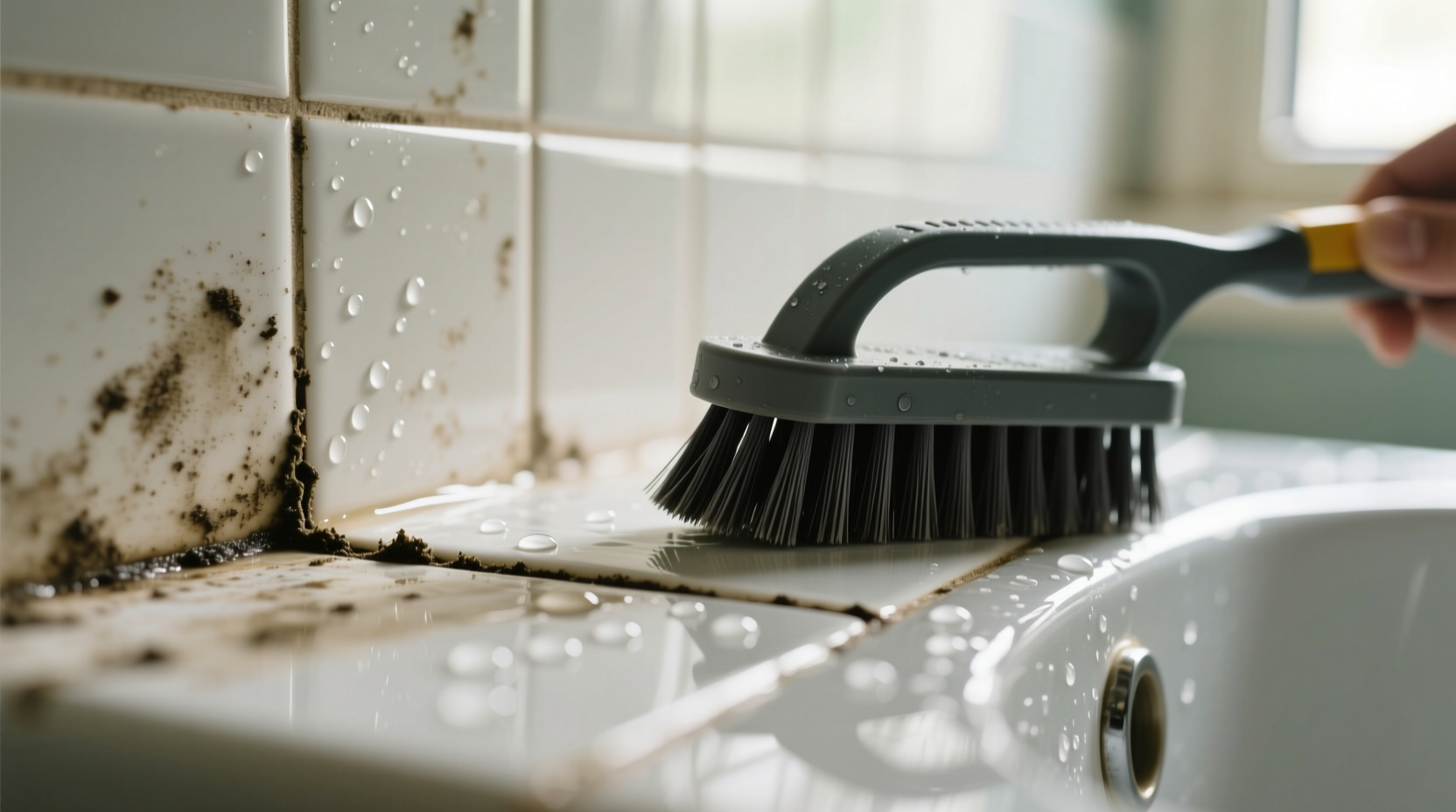 how to clean grout the right way