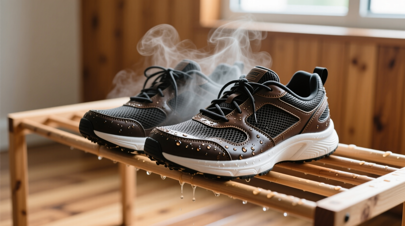 how to dry wet shoes