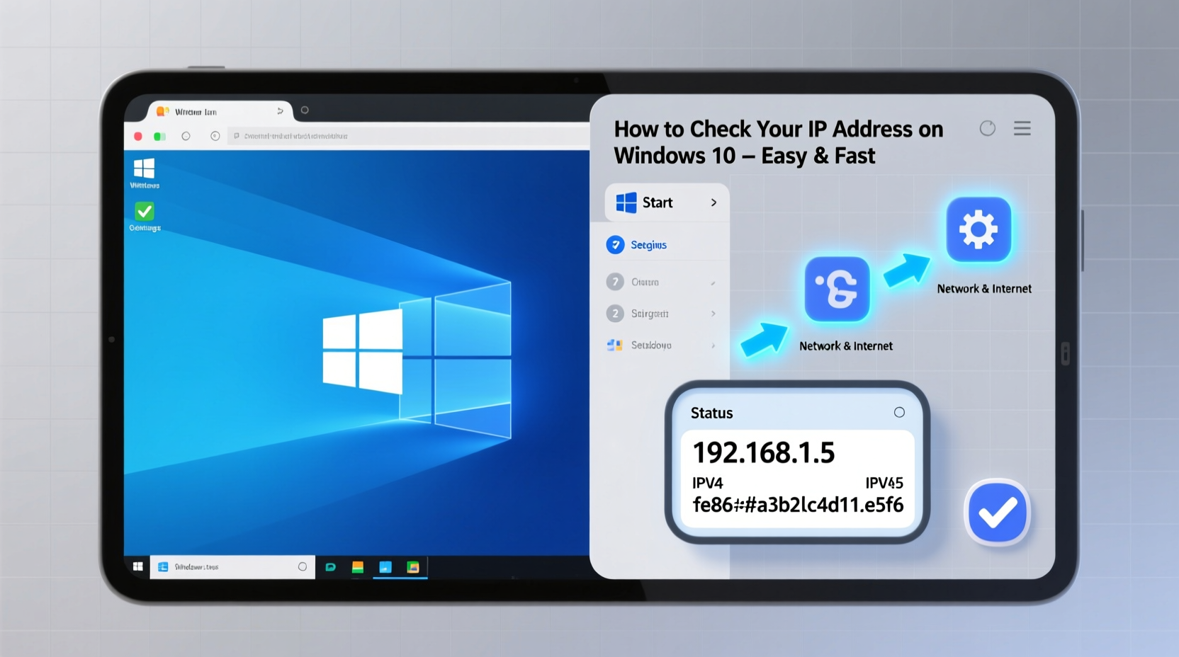 the complete guide to checking your ip address on windows 10 easily