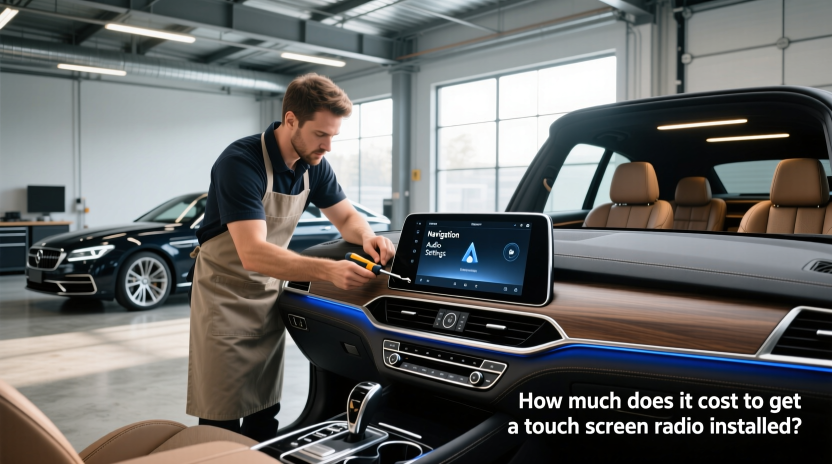 How to choose motorized touch screen car stereo, how much does it cost to get a touch screen radio installed?