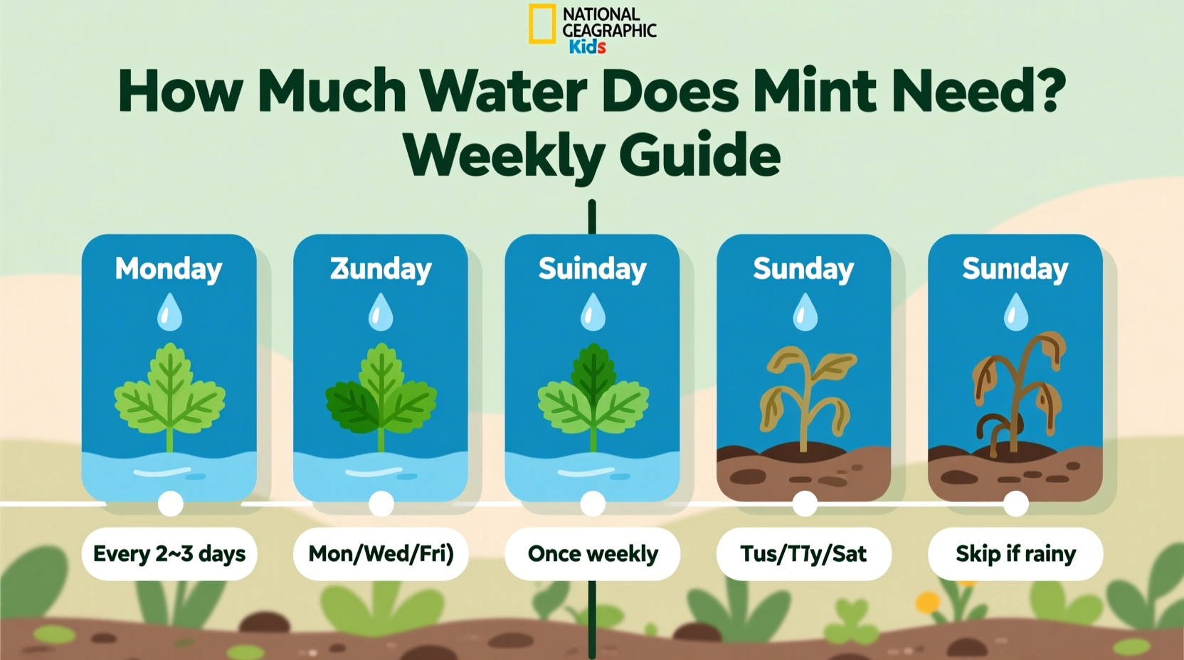 how much water does mint need