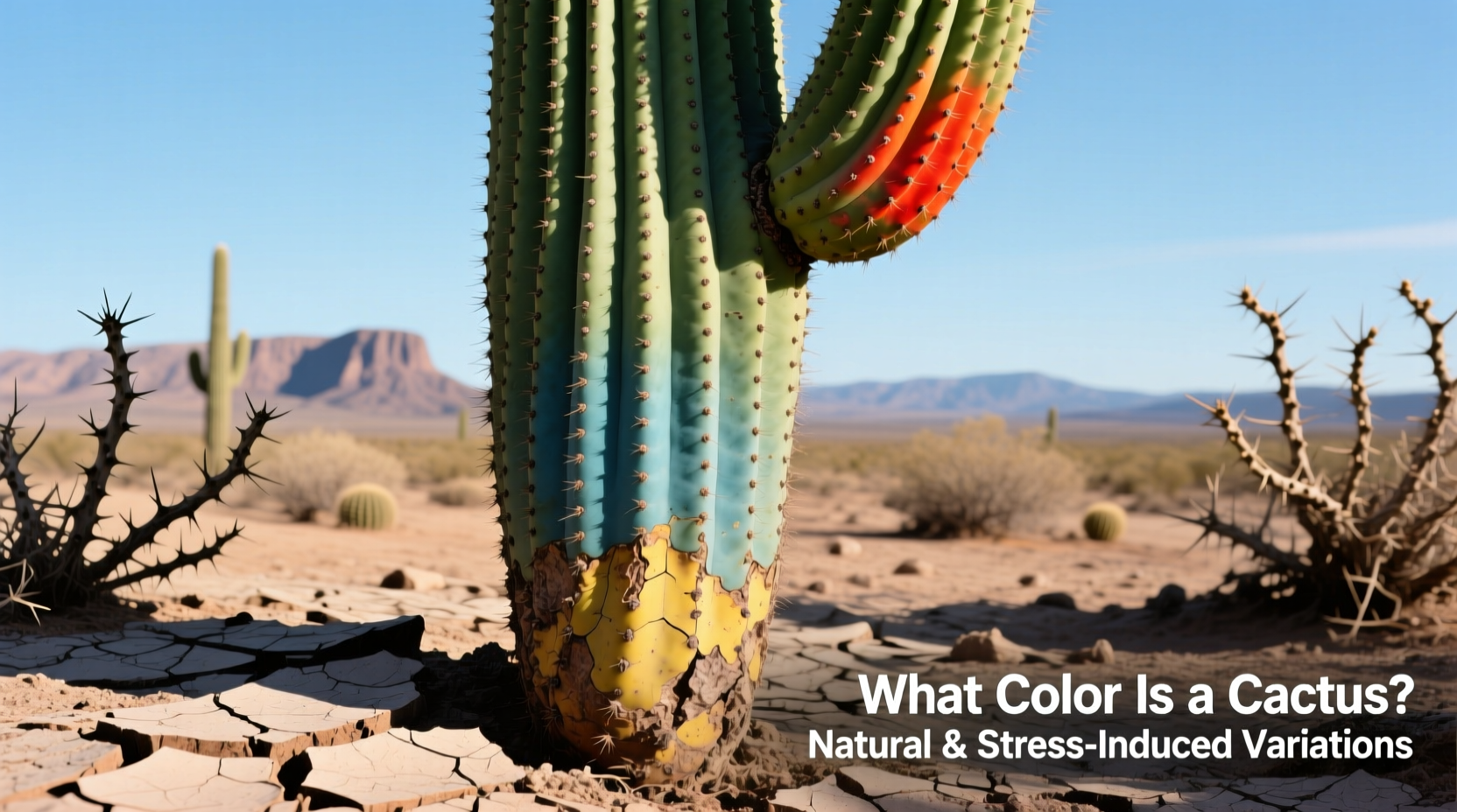 What Color Is a Cactus? Natural & Stress-Induced Variations
