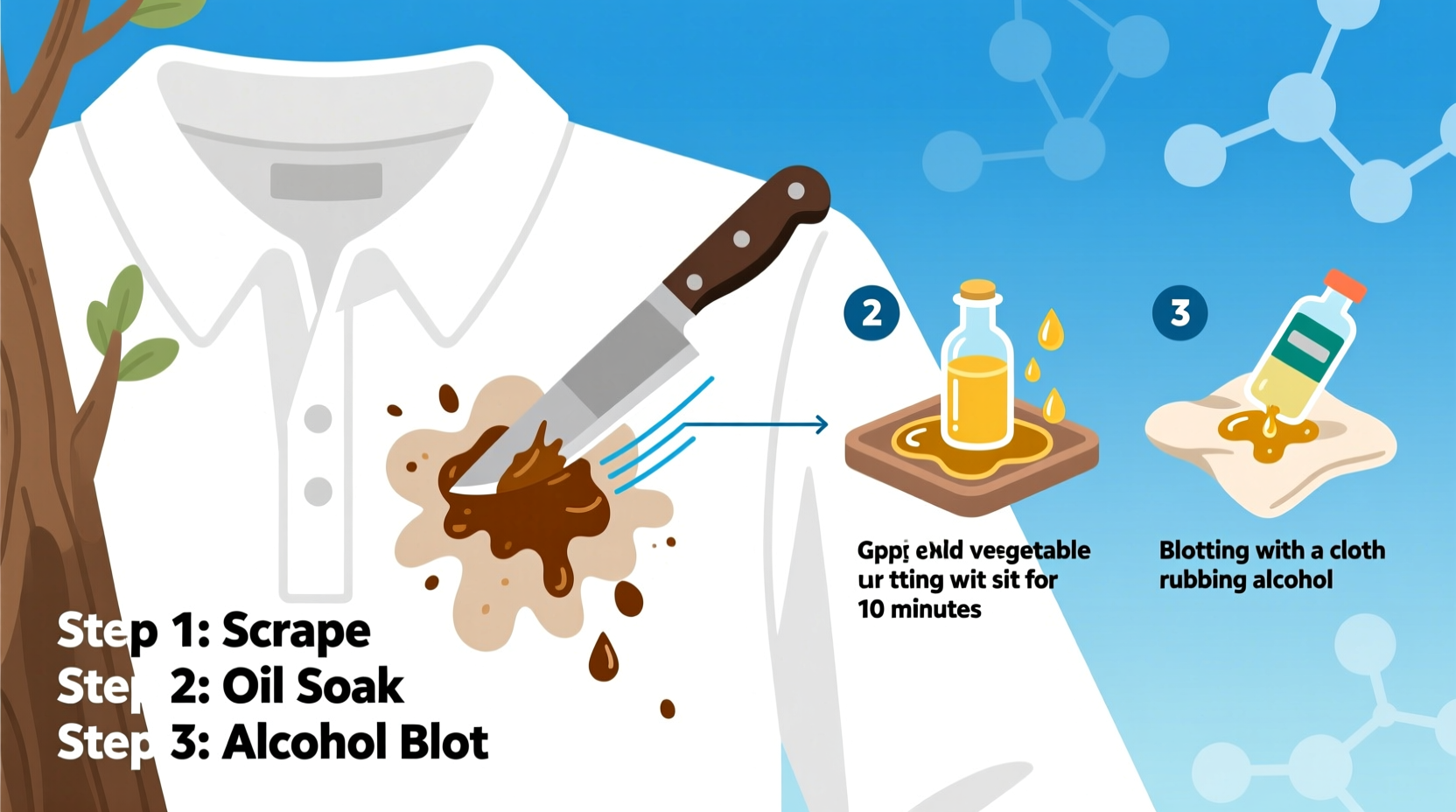effective techniques to remove tree sap from clothes without damaging fabric