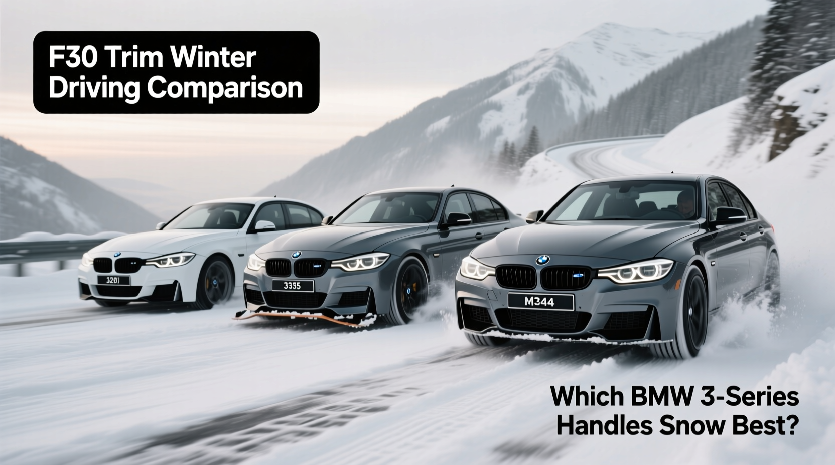 f30 trim winter driving comparison